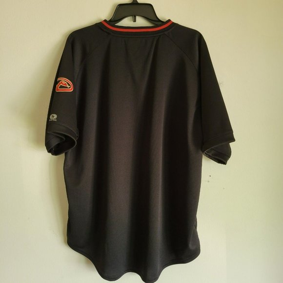 Arizona Diamondbacks Short-Sleeve Jersey Shirt Men's XL Black Authentic True Fan - Picture 5 of 5